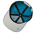 Бейсболка MITCHELL NESS арт. 6HSFSH21302-CHOTLPR Charlotte Hornets NBA (бирюзовый / фиолетовый)