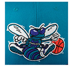 Бейсболка MITCHELL NESS арт. 6HSFSH21302-CHOTLPR Charlotte Hornets NBA (бирюзовый / фиолетовый)