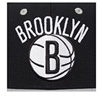 Бейсболка MITCHELL NESS арт. HP8764-BNEBLCK Brooklyn Nets NBA (черный / серый)