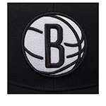 Бейсболка MITCHELL NESS арт. HS8547-BNEBLCK Brooklyn Nets NBA (черный)