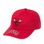 Бейсболка MITCHELL NESS арт. HD9369-CBURED1 Chicago Bulls NBA (красный)