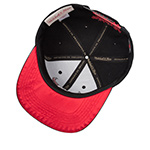 Бейсболка MITCHELL NESS арт. HS8033-CBURDBK Chicago Bulls NBA (черный)
