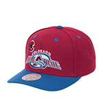 Бейсболка MITCHELL NESS арт. HP8591-CAVMARO Colorado Avalanche NHL (бордовый / синий)