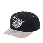 Бейсболка MITCHELL NESS арт. HP9351-LAKBLCK Los Angeles Kings NHL (черный / серый)