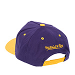 Бейсболка MITCHELL NESS арт. HP9355-LALPURP Los Angeles Lakers NBA (фиолетовый / желтый)