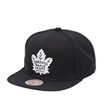 Бейсболка MITCHELL NESS арт. HS8546-TMLBLCK Toronto Maple Leafs NHL (черный)