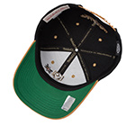 Бейсболка MITCHELL NESS арт. HP8591-VGKBLCK Vegas Golden Knights NHL (черный / песочный)