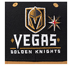 Бейсболка MITCHELL NESS арт. HP8591-VGKBLCK Vegas Golden Knights NHL (черный / песочный)