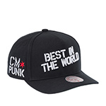 Бейсболка MITCHELL NESS арт. HP13257-TTTBLCK CM Punk Statement Pro WWE (черный)