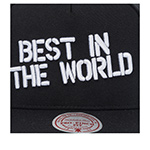 Бейсболка MITCHELL NESS арт. HP13257-TTTBLCK CM Punk Statement Pro WWE (черный)