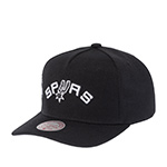 Бейсболка MITCHELL NESS арт. HP10422-SASBLCK San Antonio Spurs NBA (черный)