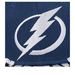 Бейсболка MITCHELL NESS арт. HP10367-TBLNAVY Tampa Bay Lightning NHL (синий / черный)