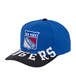 Бейсболка MITCHELL NESS арт. HP10367-NYABLUE New York Rangers NHL (синий / черный)