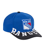 Бейсболка MITCHELL NESS арт. HP10367-NYABLUE New York Rangers NHL (синий / черный)