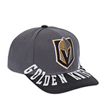 Бейсболка MITCHELL NESS арт. HP10367-VGKGREY Vegas Golden Knights NHL (темно-серый / черный)