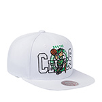 Бейсболка MITCHELL NESS арт. HS10387-BCEWHIT Boston Celtics NBA (белый)