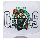 Бейсболка MITCHELL NESS арт. HS10387-BCEWHIT Boston Celtics NBA (белый)