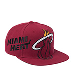Бейсболка MITCHELL NESS арт. HS10521-MHERED1 Miami Heat NBA (бордовый)