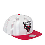 Бейсболка MITCHELL NESS арт. HS11452-CBUWHIT Chicago Bulls NBA (красный / белый)