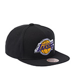 Бейсболка MITCHELL NESS арт. HS11485-LALBLCK Los Angeles Lakers NBA (черный)