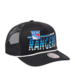 Бейсболка MITCHELL NESS арт. HT11490-NYABLCK New York Rangers NHL (черный)