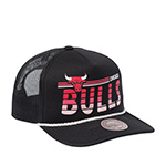 Бейсболка MITCHELL NESS арт. HT11491-CBUBLCK Chicago Bulls NBA (черный)