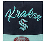 Бейсболка MITCHELL NESS арт. HP9354-SKRNAVY Seattle Kraken NHL (navy)