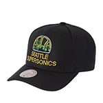 Бейсболка MITCHELL NESS арт. HP9577-SSUBLCK Seattle Supersonics NBA (black)