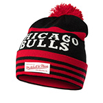 Шапка MITCHELL NESS арт. EU116-ONFILED-CHIB-BLK Chicago Bulls NBA  (black)