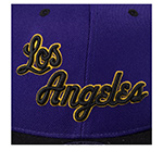 Бейсболка MITCHELL NESS арт. 6HSFRI20095-LALPRBK Los Angeles Lakers NBA (purple / black)