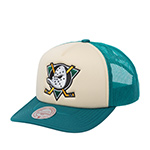 Бейсболка MITCHELL NESS арт. HT12894-ADUCREA Anaheim Ducks NHL (кремовый / бирюзовый)