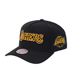 Бейсболка MITCHELL NESS арт. HP12823-LALBLCK Los Angeles Lakers NBA (черный)