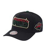 Бейсболка MITCHELL NESS арт. HP12822-MWIBLCK Minnesota Wild NHL (черный)