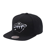 Бейсболка MITCHELL NESS арт. HS8546-MWIBLCK Minnesota Wild NHL (черный)