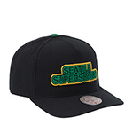 Бейсболка MITCHELL NESS арт. HP12159-SSUBLCK Seattle Supersonics NBA (черный)