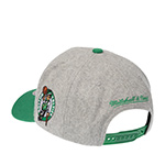 Бейсболка MITCHELL NESS арт. HP14543-BCEGREY Boston Celtics NBA (серый / зеленый)