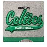 Бейсболка MITCHELL NESS арт. HP14543-BCEGREY Boston Celtics NBA (серый / зеленый)