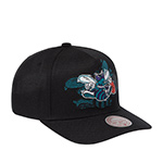Бейсболка MITCHELL NESS арт. HP12161-CHOBLCK Charlotte Hornets NBA (черный)