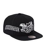Бейсболка MITCHELL NESS арт. HS12160-CHOBLCK Charlotte Hornets NBA (черный)
