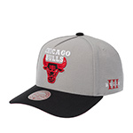 Бейсболка MITCHELL NESS арт. HP13208-CBUBKGY Chicago Bulls NBA (серый / черный)