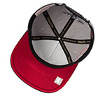 Бейсболка MITCHELL NESS арт. HP13208-CBUBKGY Chicago Bulls NBA (серый / черный)