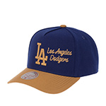 Бейсболка MITCHELL NESS арт. HP16222-LADBLUE Los Angeles Dodgers MLB (синий / бежевый)