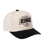 Бейсболка MITCHELL NESS арт. HP16267-LAKOFWH Los Angeles Kings NHL (кремовый / черный)