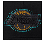 Бейсболка MITCHELL NESS арт. HP15502-LALBLCK Los Angeles Lakers NBA (черный)
