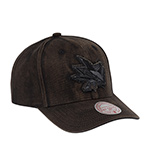 Бейсболка MITCHELL NESS арт. HP12808-SJSBLCK San Jose Sharks NHL (черный / бежевый)