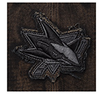 Бейсболка MITCHELL NESS арт. HP12808-SJSBLCK San Jose Sharks NHL (черный / бежевый)