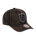 Бейсболка MITCHELL NESS арт. HP12808-VGKBLCK Vegas Golden Knights NHL (черный / бежевый)