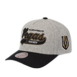 Бейсболка MITCHELL NESS арт. HP14539-VGKGREY Vegas Golden Knights NHL (серый / черный)
