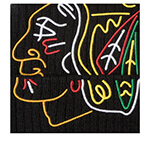 Шапка MITCHELL NESS арт. HK12165-CBHBLCK Chicago Blackhawks NHL (черный)