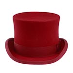 Шляпа CHRISTYS арт. FASHION TOP HAT cwf100006 (красный)